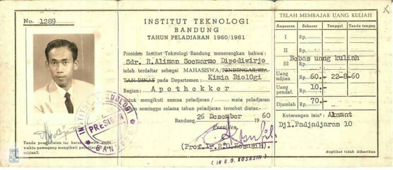 Mengulik Sejarah Itb Lewat Evolusi Kartu Tanda Mahasiswa Institut 