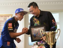 Menerima Pembalap Muda Galang Hendra Pratama, Menpora Harap Torehan Prestasi Galang jadi Inspirasi Pembalap Indonesia
