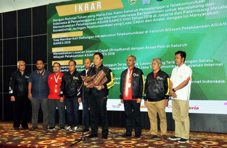 Operator Telekomunikasi dan Internet Ikrar Dukung Penyelenggaraan Asian