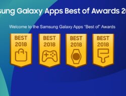 Samsung Umumkan Pemenang “Best of 2018” Galaxy Apps Awards