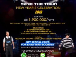 “Save The Town 2019” Semarak Akhir Tahun di Hotel Santika Premiere Bintaro