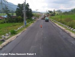 Kementerian PUPR Tingkatkan Akses Jalan Danau Toba