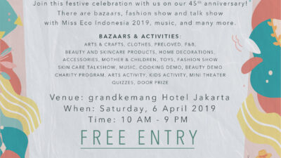 GrandKemang Fest 2019 Di Grandkemang Hotel Jakarta