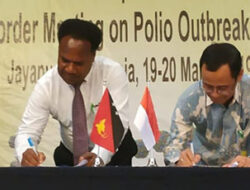 Indonesia Papua New Guine Sepakat Lanjutkan Respon Outbreak Polio
