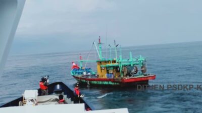 KKP Kembali Tangkap Dua Kapal Perikanan Asing Ilegal Di Selat Malaka