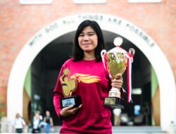 Student Athlete UPH Raih ‘Juara Tunggal Putri’ Cabang Badminton LIMA Nasional