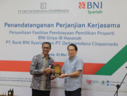 Dorong Bisnis Properti, BNI Syariah Gandeng Developer Tangerang, Deltacendana Citapersada