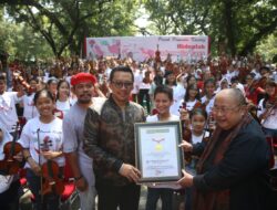 Menpora Bangga 326 Pemuda Kreatif Pecahkan Rekor Dunia Konser dan Mainkan Lagu Indonesia Raya dengan Orkestra