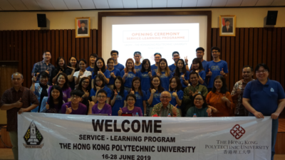 The Hong Kong Polytechnic University Ikuti Program International Service-Learning Bersama UKDW