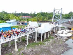 Kementerian PUPR Selesaikan Pembangunan Jembatan Gantung dan Jalan Lingkungan di Kabupaten Asmat-Papua