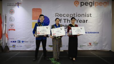 Adu Skill dalam Menghandle Tamu, Dewi Aprilia Ningtyas Raih Juara 3 Receptionist of The Year 2019