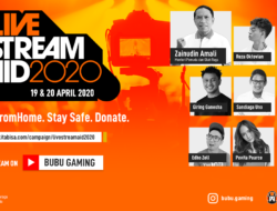LiveStream Aid 2020, Aksi Penggalangan Dana Gagasan BUBU Gaming untuk Bantu Pahlawan Medis di Tengah Wabah Covid-19