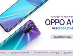 OPPO Hadirkan Warna Baru A92 Aurora Purple