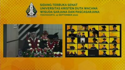 Wisuda Daring Pertama UKDW Yogyakarta