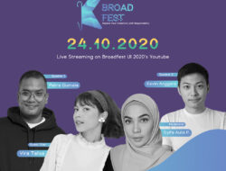 Event Broadfest UI 2020 Live Stream Bertemakan “Explore Your Creativity with Responsibility”