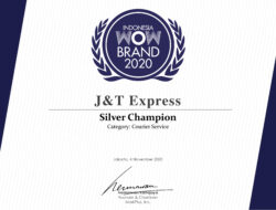 Optimalkan Layanan Di Tahun Kelima, J&T Express Menerima Apresiasi pada WOW Brand Award 2020