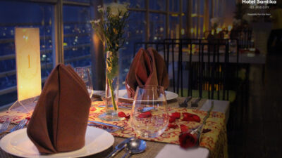 Rayakan Valentine Dinner di Rooftop Sky Lounge 15, Hotel Santika Premiere ICE-BSD City