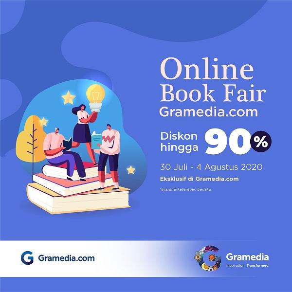 Online Book Fair Gramedia.com Bagikan Diskon Hingga 90% Dan Dapatkan Diskon Ongkir Seluruh Indonesia
