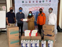 DANA Serahkan Bantuan Guna Penanganan Pandemi di Bogor