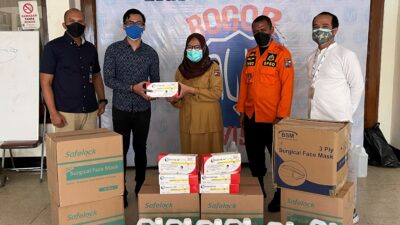 DANA Serahkan Bantuan Guna Penanganan Pandemi di Bogor