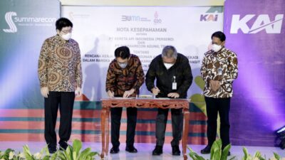 Penandatanganan MoU PT Summarecon Agung Tbk. Dan PT KAI Indonesia (Persero)