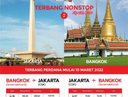 Thai Lion Air Terbang Kembali Rute JAKARTA Soekarno-Hatta ke BANGKOK Suvarnabhumi