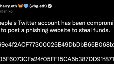 Phising Dalam Crypto dan NFT: Akun Twitter Beeple Diretas