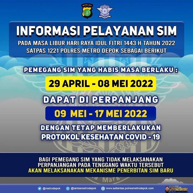 info pelayanan sim depok