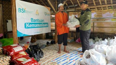 BSI dan Laznas BSM Umat Salurkan Bantuan Ke Dua Lokasi Longsor di Bogor
