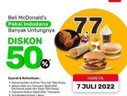 Cek Buruan Indodana Paylater dan McDonald’s Gelar Promo 7.7 Beri Diskon 50%.