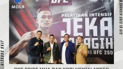 One Pride Indonesia dan KOBI Bekerjasama Dengan MOLA Untuk Support Jeka Saragih di Road To UFC