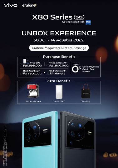 Promo Vivo X80 Unbox Experience