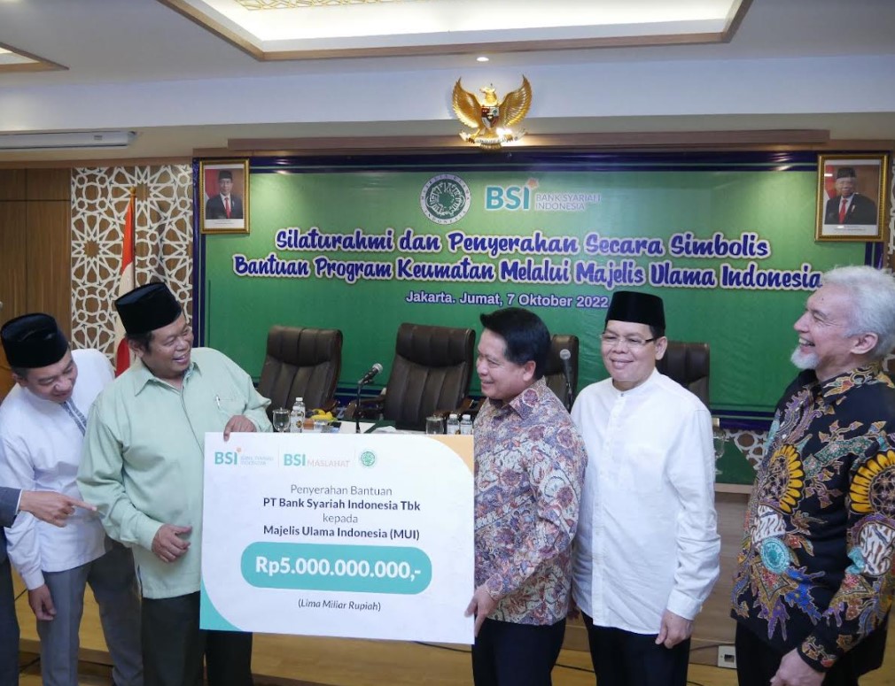 Bantuan Bank Syariah Indonesia ke MUI