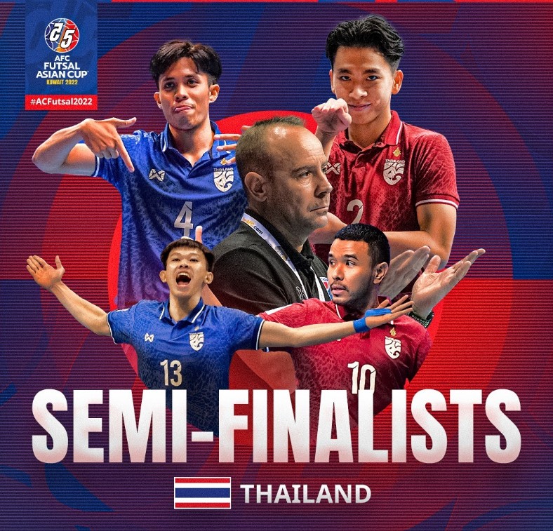 Pembuktian Thailand di AFC Futsal 2022