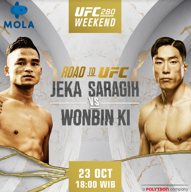 Siaran Langsung Jeka Saragih vs Wonbin Ki di Mola TV