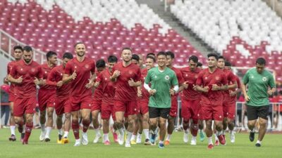 Skor sementara Indonesia vs Kamboja