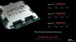 AMD Umumkan Harga dan Ketersediaan untuk Prosesor Ryzen 7000X3D Series