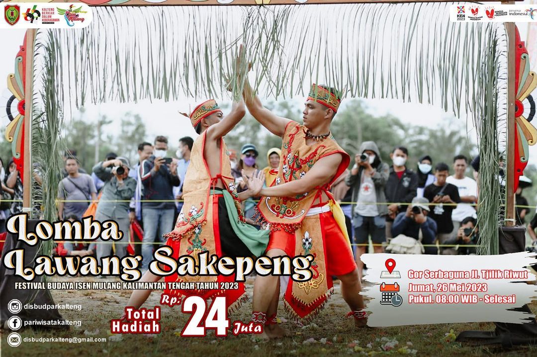 Jadwal Lomba Festival Budaya Isen Mulang Tahun Bagian Kedua Seremonia Id