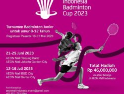 AEON MALL Indonesia Badminton Cup 2023: Mencari Bakat Bulu Tangkis Muda