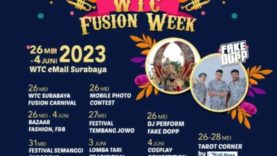 WTC Fusion Week: Meriahkan HUT Surabaya dengan Keseruan dan Kegiatan Seni
