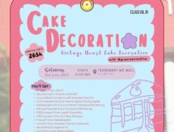 Baking Class #Vol 19: Vintage Heart Cake Decoration Malang – Bikin Akhir Pekanmu Makin Produktif!