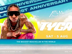 Live Performance oleh Tyga di Atlas Beach Club