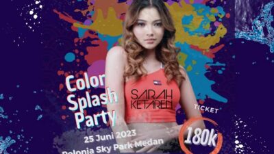 Color Splash Party 2023: Menghidupkan Kemeriahan dengan Serbuk Warna di Medan