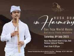 Nusa Dua in Harmony: Rasakan Keharmonisan Budaya Bali dengan Konser Gus Teja dan Fashion Julia Amanda
