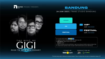 Gigi – Konser Tur Bandung: Asyiknya Konser 30 Tahun Berkarya