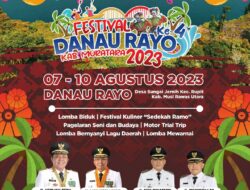 FESTIVAL DANAU RAYO 2023: Meriahnya Pesona Budaya Sumatera Selatan dan Kabupaten Muratara
