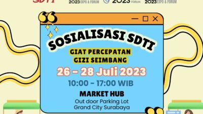 Sosialisasi SDTI – Giat Percepatan Gizi Seimbang & Pameran Indo Livestock, Indo Dairy, Indo Agrotech, Indo Vet, dan Indo Fisheries 2023 Expo & Forum