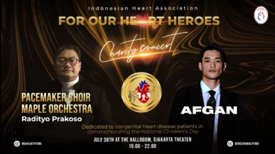 Charity Concert for Our Heart Heroes: Afgan dan Indonesian Heart Association