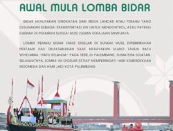 Lomba Perahu Bidar di Sungai Musi, Palembang: Kembali Meriahkan Peringatan Hari Kemerdekaan Indonesia