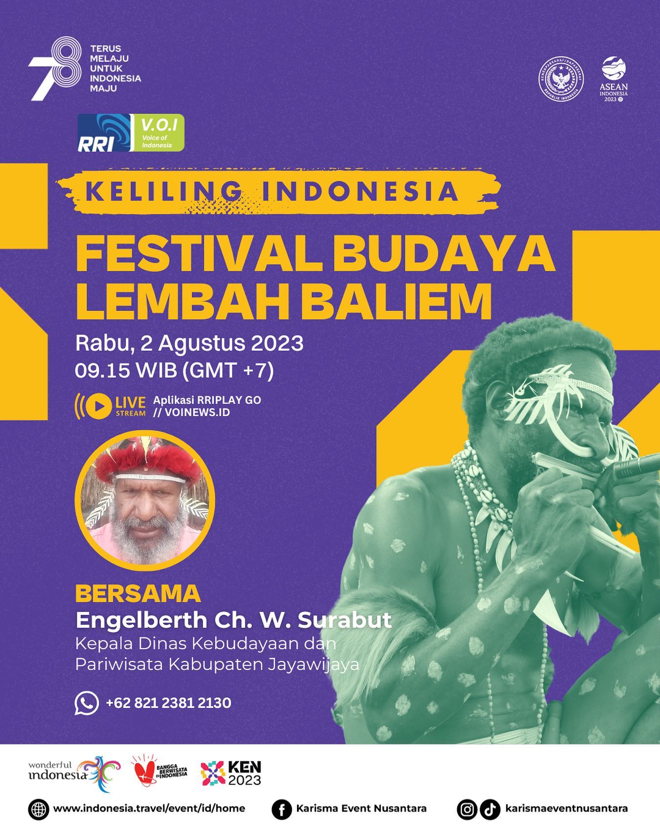 RRI Hadirkan “Voice of Indonesia vol.1”: Festival Budaya Lembah Baliem di Jayawijaya
